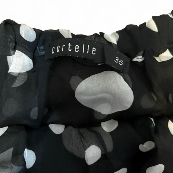 Cortelle Women’s Polka Dot Halter Top, Size 38 (S/M) - Picture 3 of 5